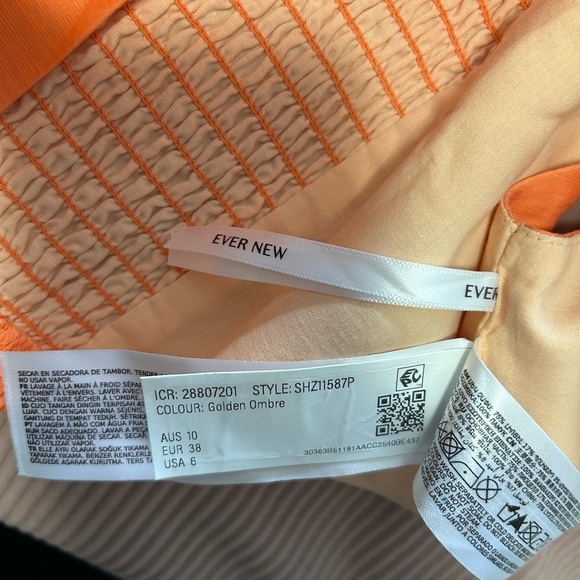 Ever New Orange and Cream Two-Piece Set - Picture 5 of 11